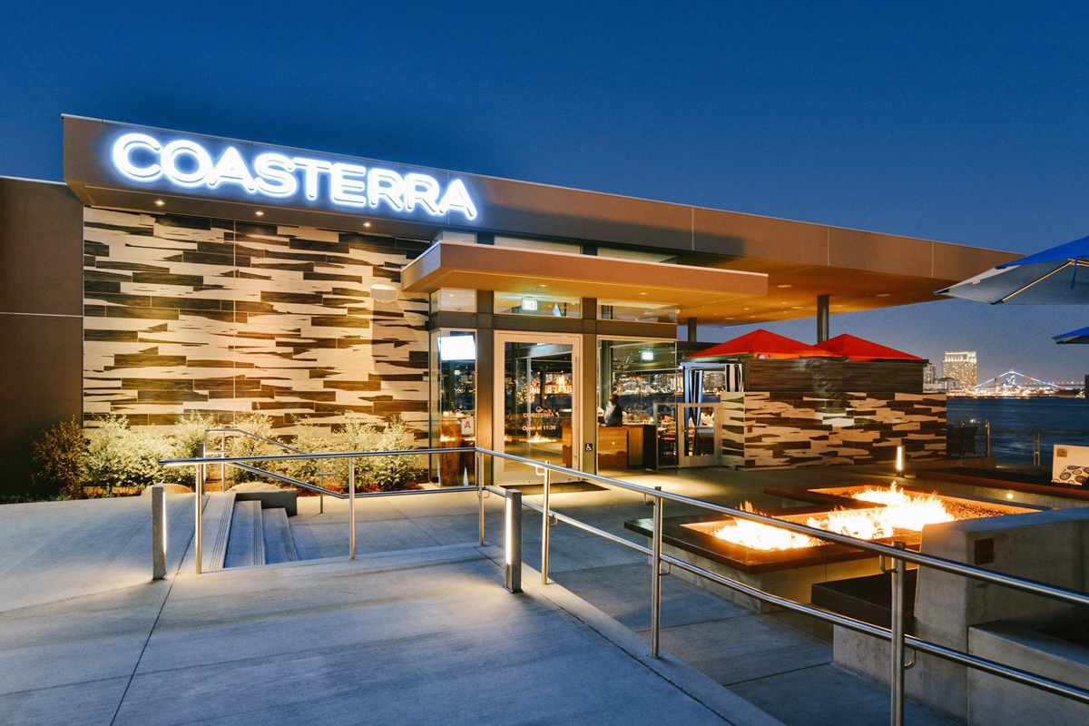 Coasterra seafood in San Diego